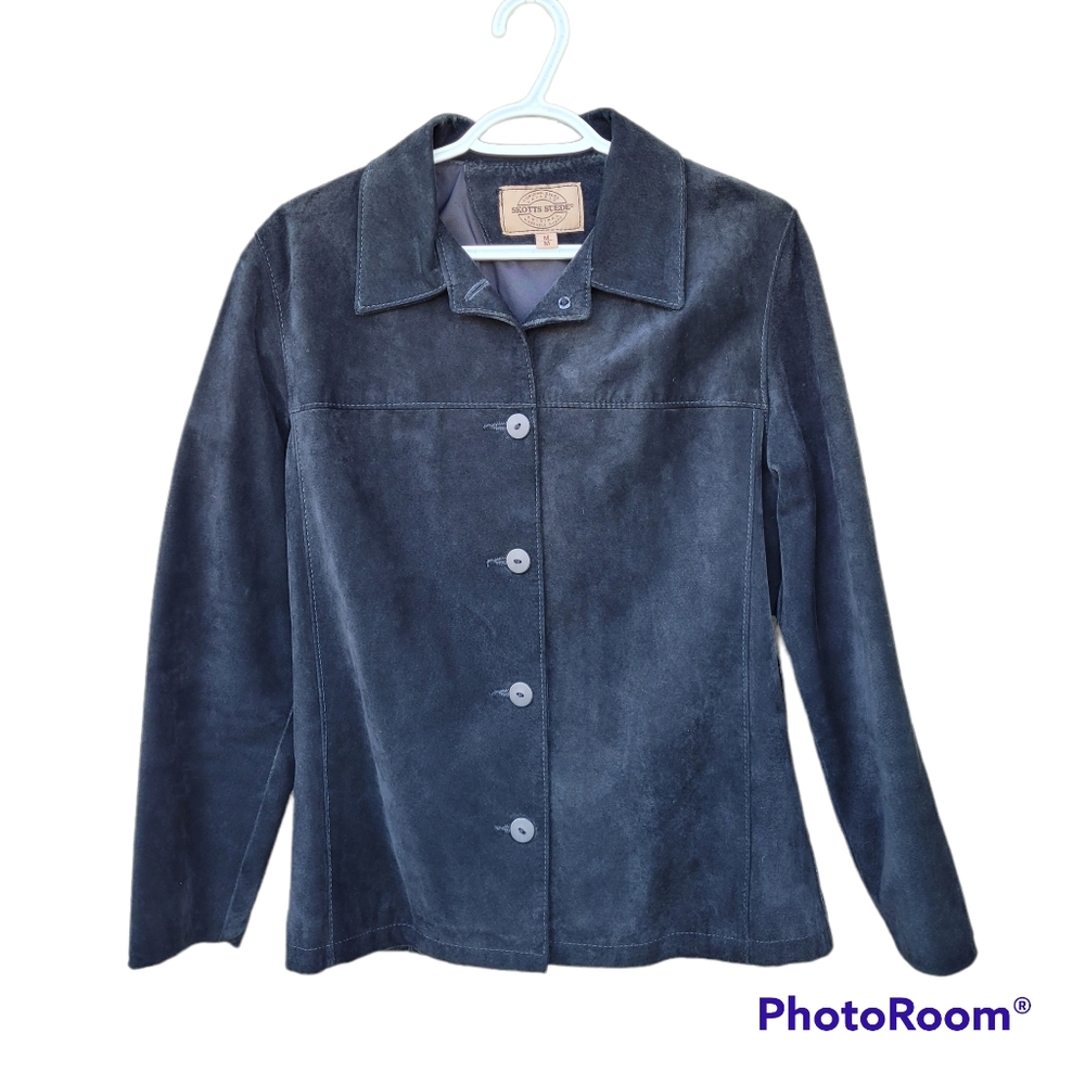 Vintage Suede Jacket Boyfriend Fit